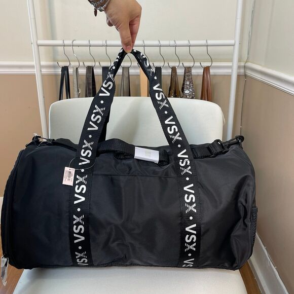 Victoria’s Secret Sport VSX Logo Travel Gym Crossbody Duffle Bag - Picture 8 of 12